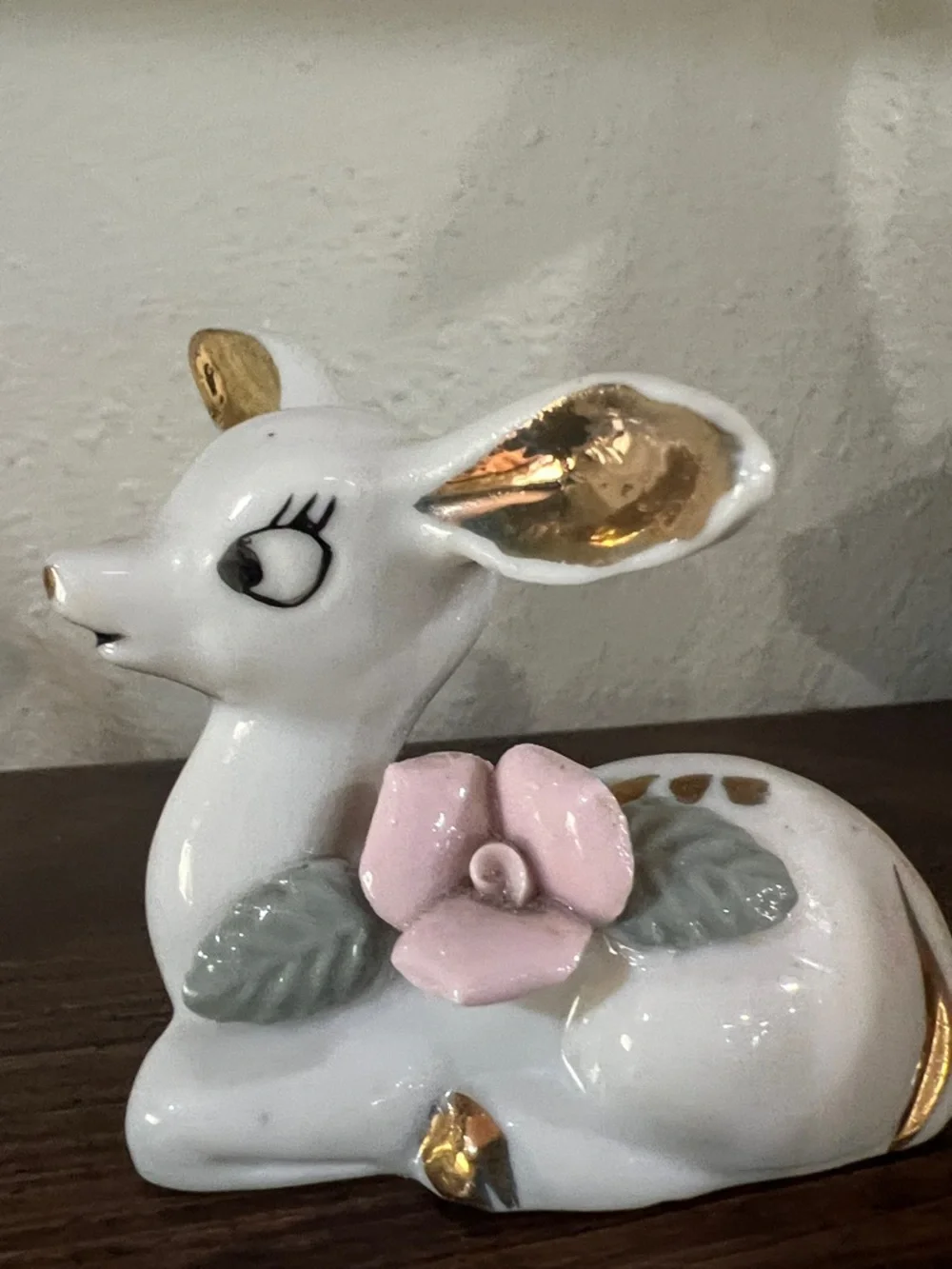 Vintage Chase Japan Set of Three Deer Porcelain